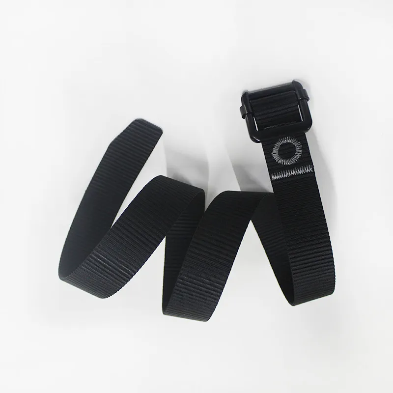 Ceinture en nylon décontractée confortable, ceinture en sangle tactique robuste 40-16638