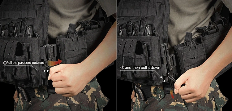 Custom Tactical Security Plate Carrier Wear-Resistant Body Armor Vest