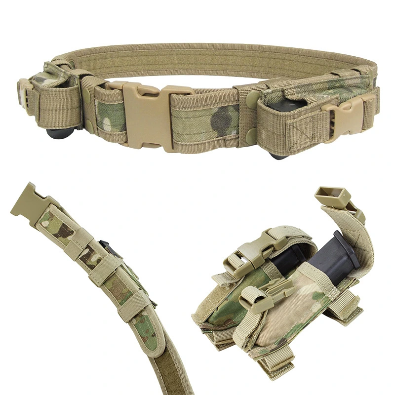 Tactical Webbing Strap 2 Pack Tactical Magazine Belt Military and Camouflage Belt Bag