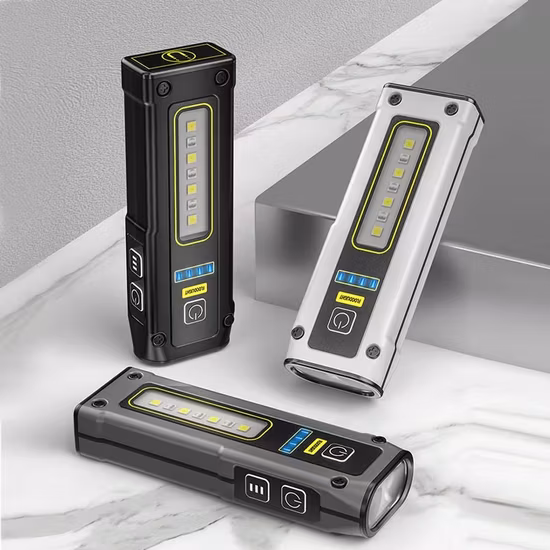 Torche de lampe de poche LED tactique lumineuse en aluminium 10W 500lumen