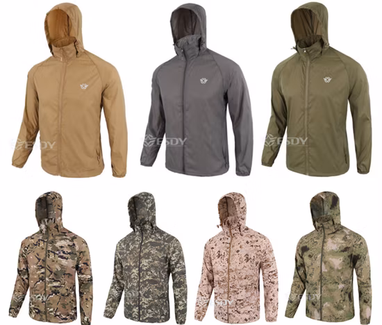 Acu Military Tactical Men's Camping Randonnée Vêtements de protection solaire de la peau