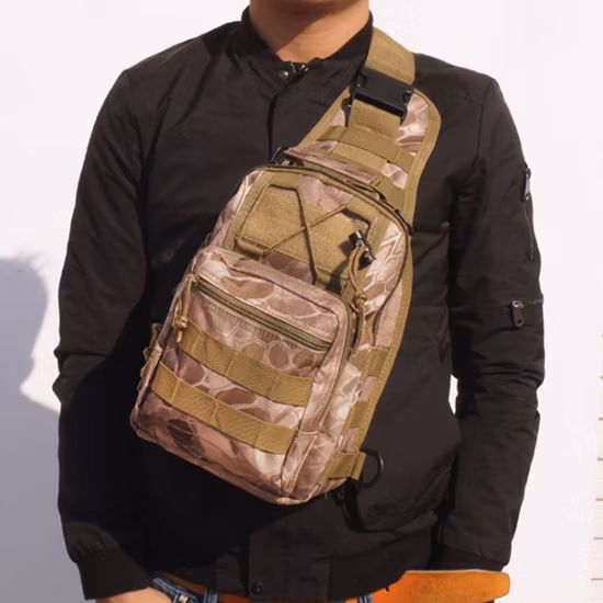 Sling Pack Molle Poitrine Bandoulière Épaule Pistolet Sacs Moto Sac À Dos Sac