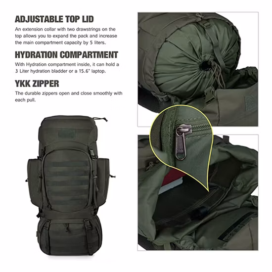 Sac à dos d'hydratation extensible militaire tactique 2017