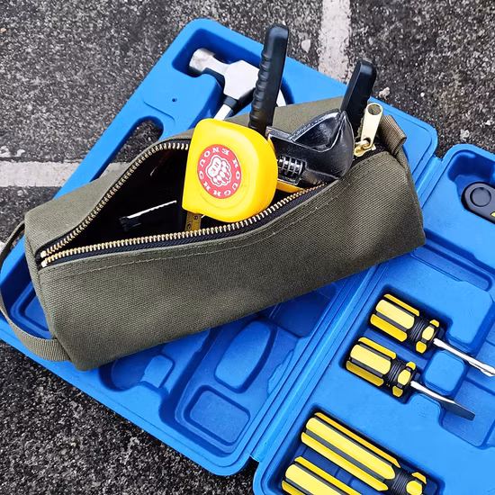 Organisateur tactique robuste personnalisé toile petit sac de poche à outils sacs à outils à glissière