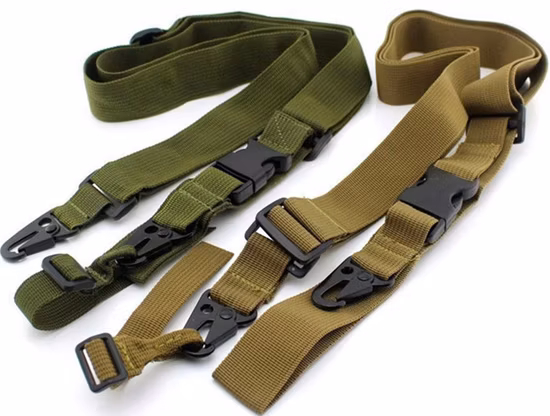 Outdoor Tactical Sling Multifonctionnel Qd Détachable Rapide Triangle Pistolet Corde Pistolet Double Point Sangle