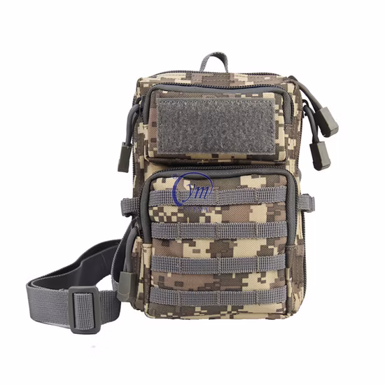 Sac d'accessoires tactiques en nylon extérieur pour ventilateur militaire Molle