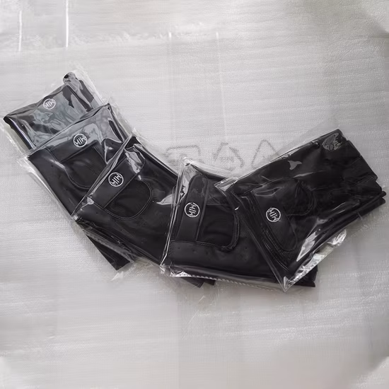 Gants tactiques noirs d'unité centrale de police militaire de police d'armée faite sur commande pour le vélo extérieur