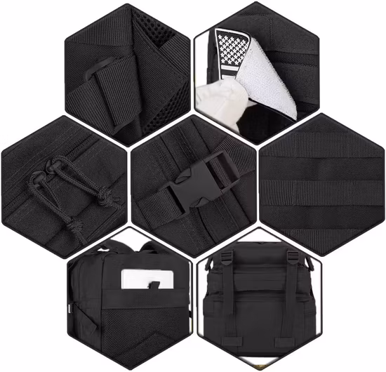 1000d sac à dos tactique étanche Molle Trekking pêche chasse escalade sac à dos Camping en plein air sacs